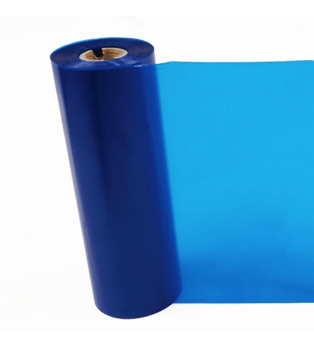 Ribbon Cera Premium 110x74 Color Azul Buje 1/2 Idshop®