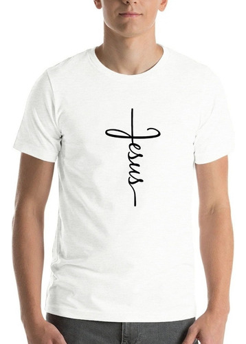 Polera Jesus Lettering Cruz Swagstyle Moda Hombre