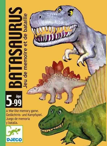 Djeco Juego De Cartas Memoria Batalla Batasaurus Dinosaurios