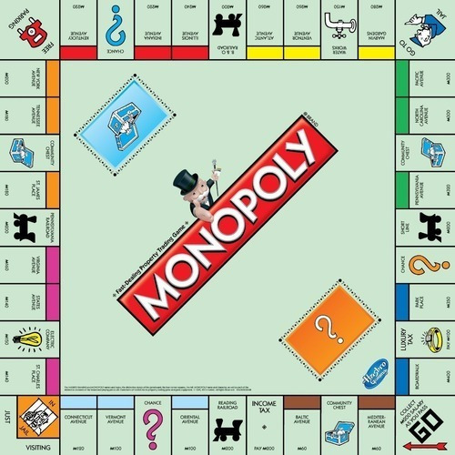 Juego De Mesa Monopoly Juguetes Niños Ref 1009