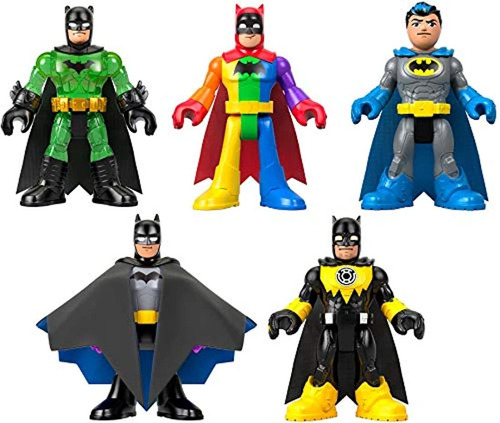 Figuras De Accion De Dc Comics/5 Piezas. Marca Fisher-price