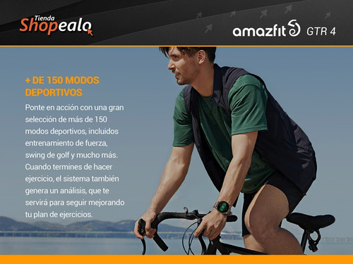 Imagen 3 de 10 de Smartwatch Reloj Inteligente Amazfit Gtr 4 Marrón Gps Spo2-*