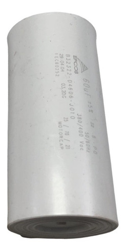 Capacitor Permanente 60uf 380/400v Epcos ,motores,e Outros