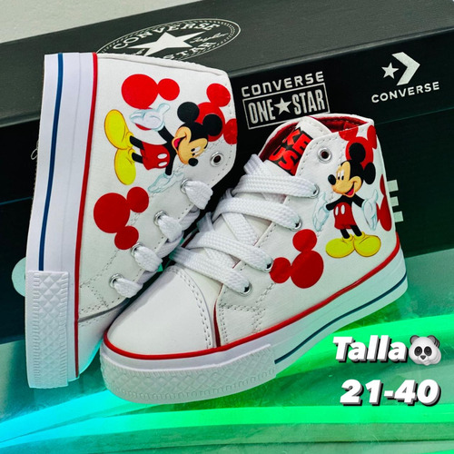 Bota Mickey Mouse Para Niños Y Niñas 