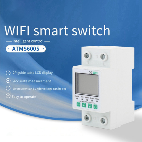 Interruptor Inteligente Wifi Atms6005 Smart Timer Relay Telé