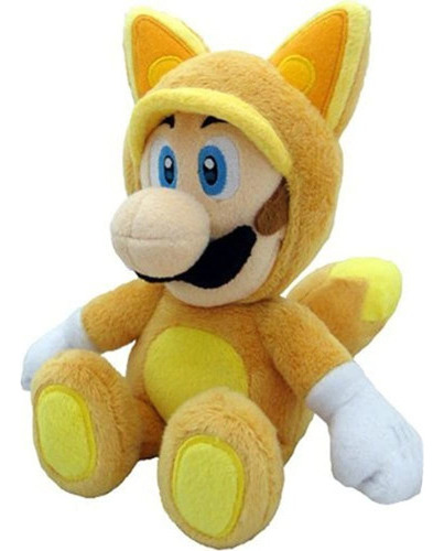 Little Buddy Official Super Mario Plush Kitsune Fox Luigi, 9