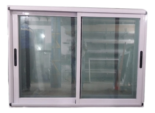 Ventana De Aluminio Módena Blanco 1.50x1,10 Vidrio 4 Mm