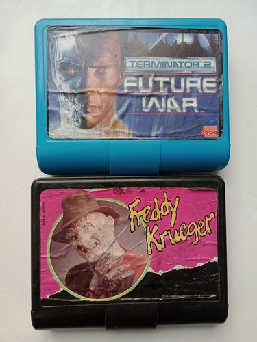Cartucheras Terminator Freddy Krueger Jocsa 1994 Plástico Negro (Usado)