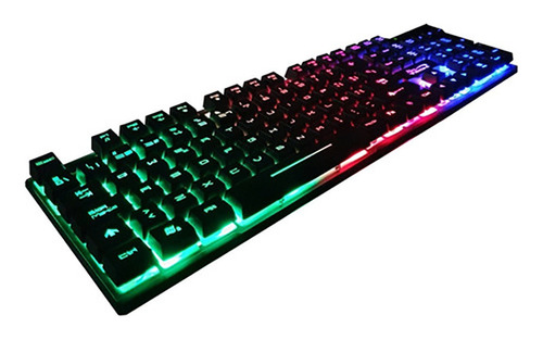 Kit Combo Gamer Teclado Memb + Mouse 6bot Backlight Njoytech