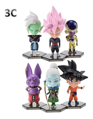 Figura Muñeco Dragon Ball Sets Variados Cabezones Goku Mas