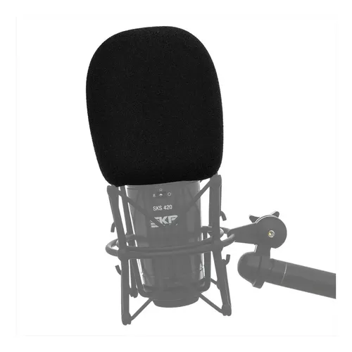 SwaykTech Kit Microfono Da Studio USB Con Schermo Isolante, Filtro Antipop E Treppiede In Metallo – Per PC, Laptop E Smartphone