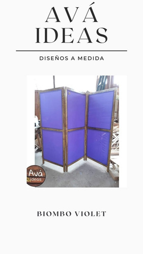 Imagen 6 de 7 de Separador De Ambientes X 3 Hojas Biombos Deco