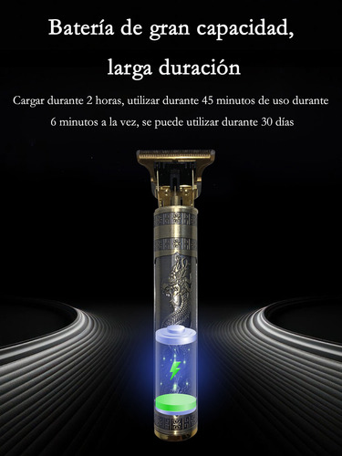 Afeitadora Eléctrica Inalámbrica Para Hombres Dorado Oscuro