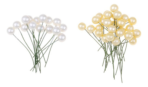 2 Elegant Foam Floral Ornaments For Christmas Decor 2 Pcs
