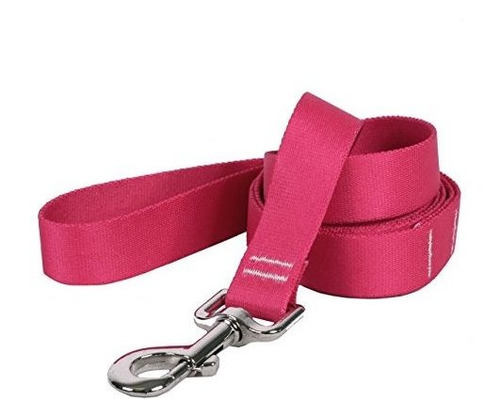 Yellow Dog Design Magenta Simple Solid Dog Leash