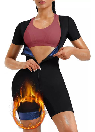 Traje De Sauna Para Mujer Moldeadora Sudoración Adelgazar