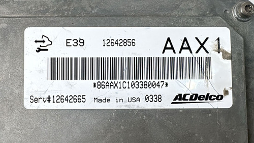 Computadora Chevrolet Equinox Terrain 2010 E39 12642856 Aax1 (Usado)