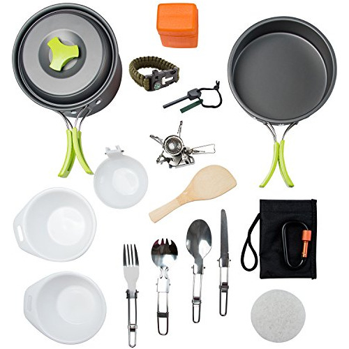 Utensilios De Cocina Para Acampar Kit De Desorden Equip...