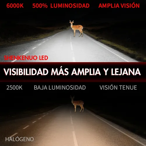 Carcasa De Faro Cuadrada De 7 Pulgadas, - 9003/h4 Led Faros