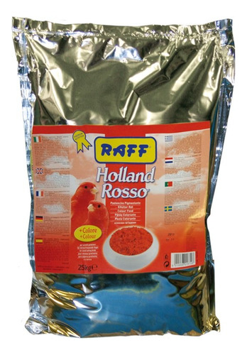 Raff Holland Rosso 4 Kg. Pasta. Alimento Para Canarios