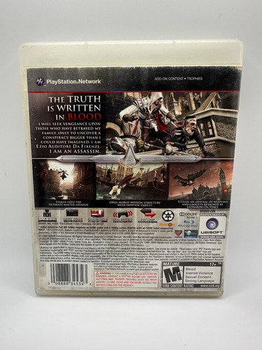 Assassin's Creed Ii - Ps3 (Reacondicionado)