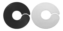 Comprar 100 Perchas Separadores Talles Plastico Blanco O Negro Chico