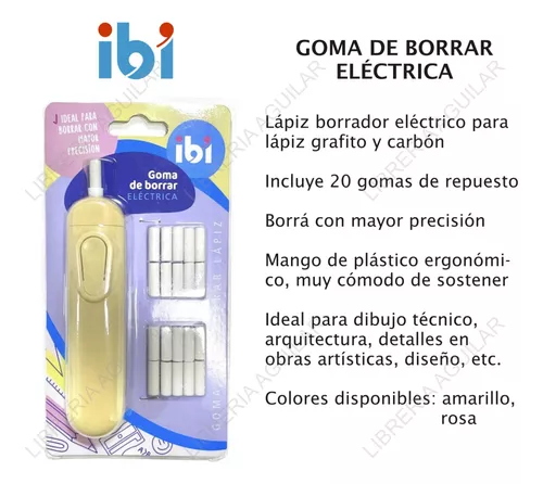 Goma De Borrar Electrica De Precision 20 Repuestos Ibi Craft