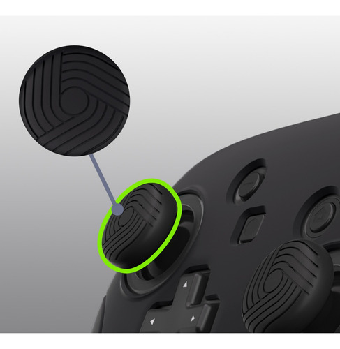 Funda De Silicona Para Nintendo Switch Pro Control Negra