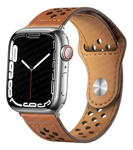 Correa Compatible Para Apple Watch Cuero 38 40 41 42 44 45 