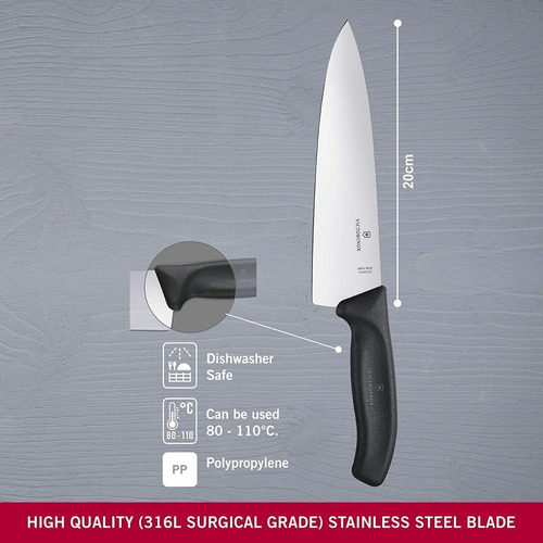 Cuchillo Trinchar Hoja Ancha Victorinox Original 6.8063.20b