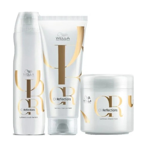 Wella Oil Reflections Trío Shampoo + Conditioner + Mask 150 