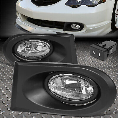 For 02-04 Acura Rsx Dc5 Clear Lens Bumper Driving Fog Li Oad