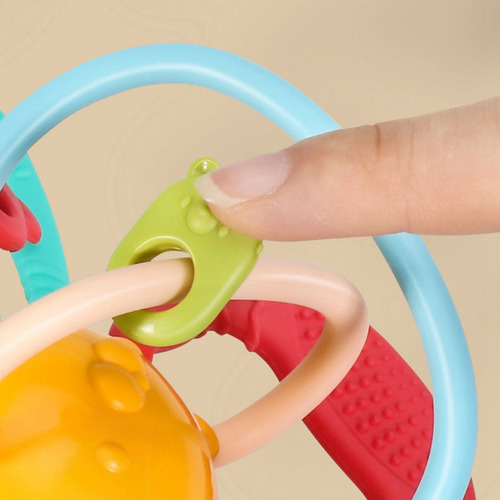 Pelota De Dentición Para Bebés, Mordedor Sensorial, Fácil De