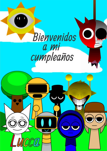 Sprunki Kit Impreso 30 Niños Personalizados