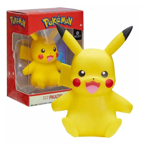 Boneco Pokémon Figura de Batalha Pikachu c/ Case