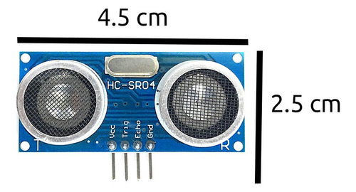 2pcs Sensor Ultrasonico Medidor Distancia Hc-sr04 Robotica