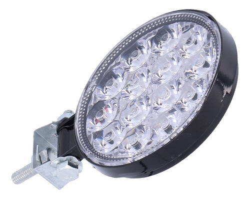 Para Luz Motocicleta Automovil Led Redonda Impermeable 42 W