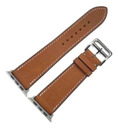 Imagen 3 de 7 de Correa De Cuero Compatible Apple Watch