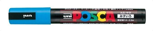 Uni Posca Medium Marcador Sky Blue Pc5 m.8