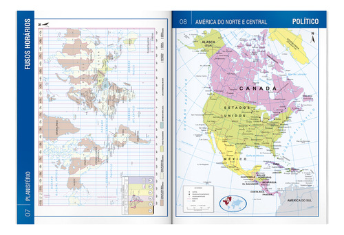 Atlas Geográfico Escolar (68p) Todolivro Crianças Filhos
