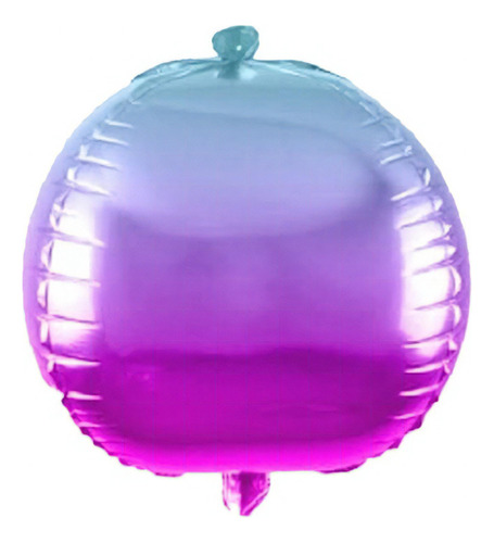 Balão Metalizado Redondo Orbz 24 Polegadas - 60cm Cor Gradiente Roxo