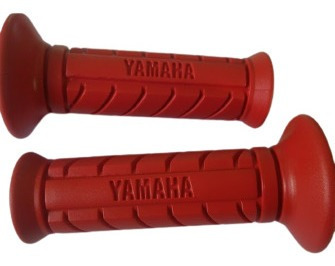 Puños De Dt Yamaha Originales Color Rojo 