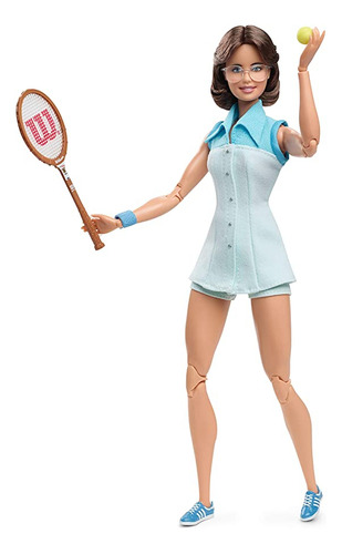 Barbie Inspiring - Muñeca Coleccionable Billie Jean King D.