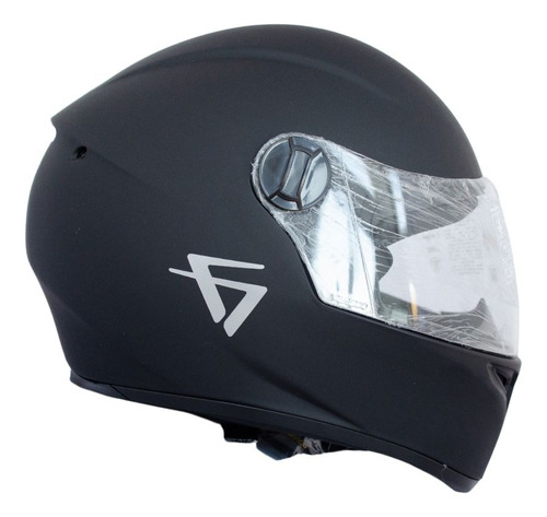 Casco Moto Vertigo V50 Monochrome Negro Mate L