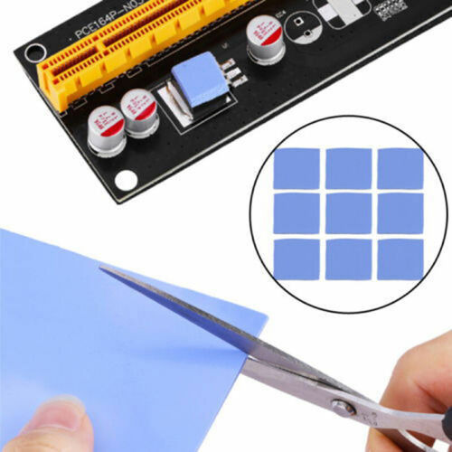 Blue 100mmx100mmx1mm Gpu Cpu Heatsink Cooling Thermal Co Nna
