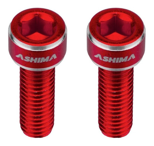 Tornillos P/ Caramañola Aluminio X2 Uds(1,5grs)-ashima-rojo