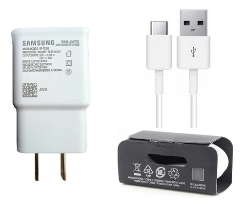 Cargador Original Samsung 15w Blanco Tipo C/ V8