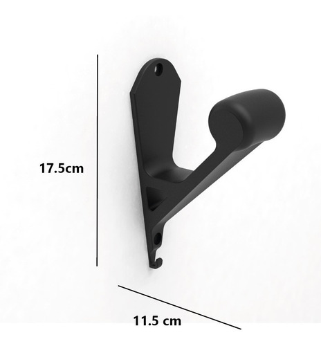 Imagen 4 de 10 de Colgador / Soporte De Pared Para Casco De Moto