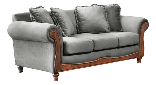 Sofa Rimini 3 Cuerpos Tela Velvet - Latam Home