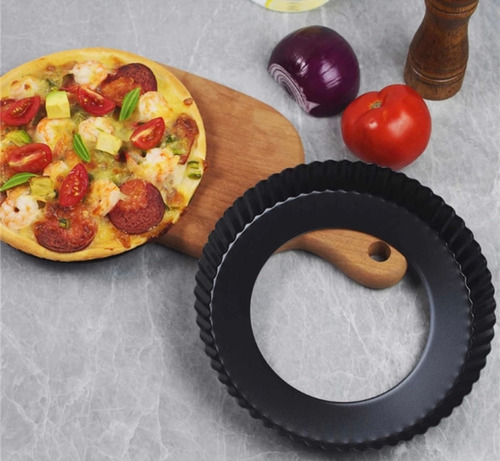 Molde Desmontable Antiadherente Para Hornear Tartas Quiches